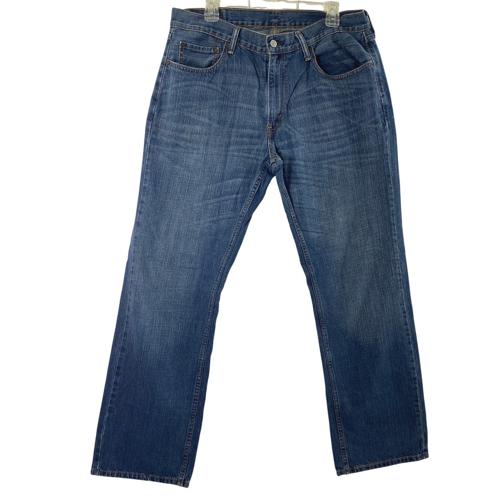 Levis 559 Straight Leg Jeans Mens Size 35x31 Blue Medium Wash Denim Pant Casuals